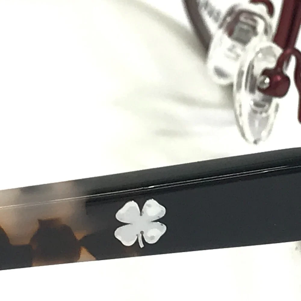 Lucky Brand Eyeglasses Frames D121 BURGUNDY BLACK Rectangular Full Rim 51-17-140